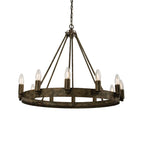 Chevalier 12-Light Adjustable Pendant Light (Aged Metal)