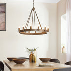 Chevalier 12-Light Adjustable Pendant Light (Aged Metal)