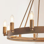 Chevalier 12-Light Adjustable Pendant Light (Aged Metal)