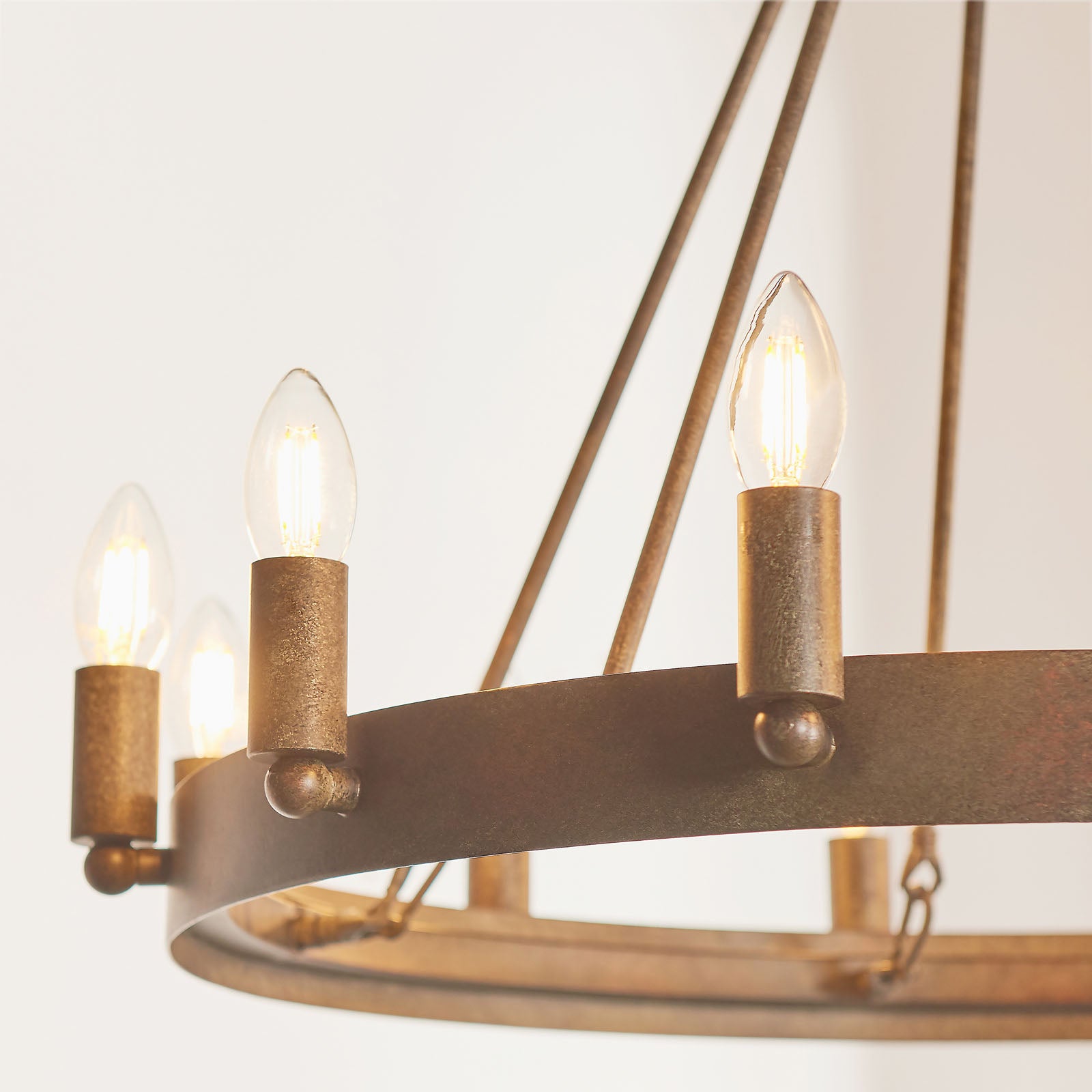 Chevalier 12-Light Adjustable Pendant Light (Aged Metal)