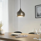 Brosnan 1-Light LED Pendant: Matt Nickel & Dimmable