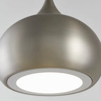 Brosnan 1-Light LED Pendant: Matt Nickel & Dimmable