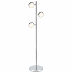 Salix LED Triple Floor Stand Lamp Chrome