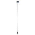 Modern Pendant Lighting Kit: Adjustable Chrome Cord & Works with Existing Shades