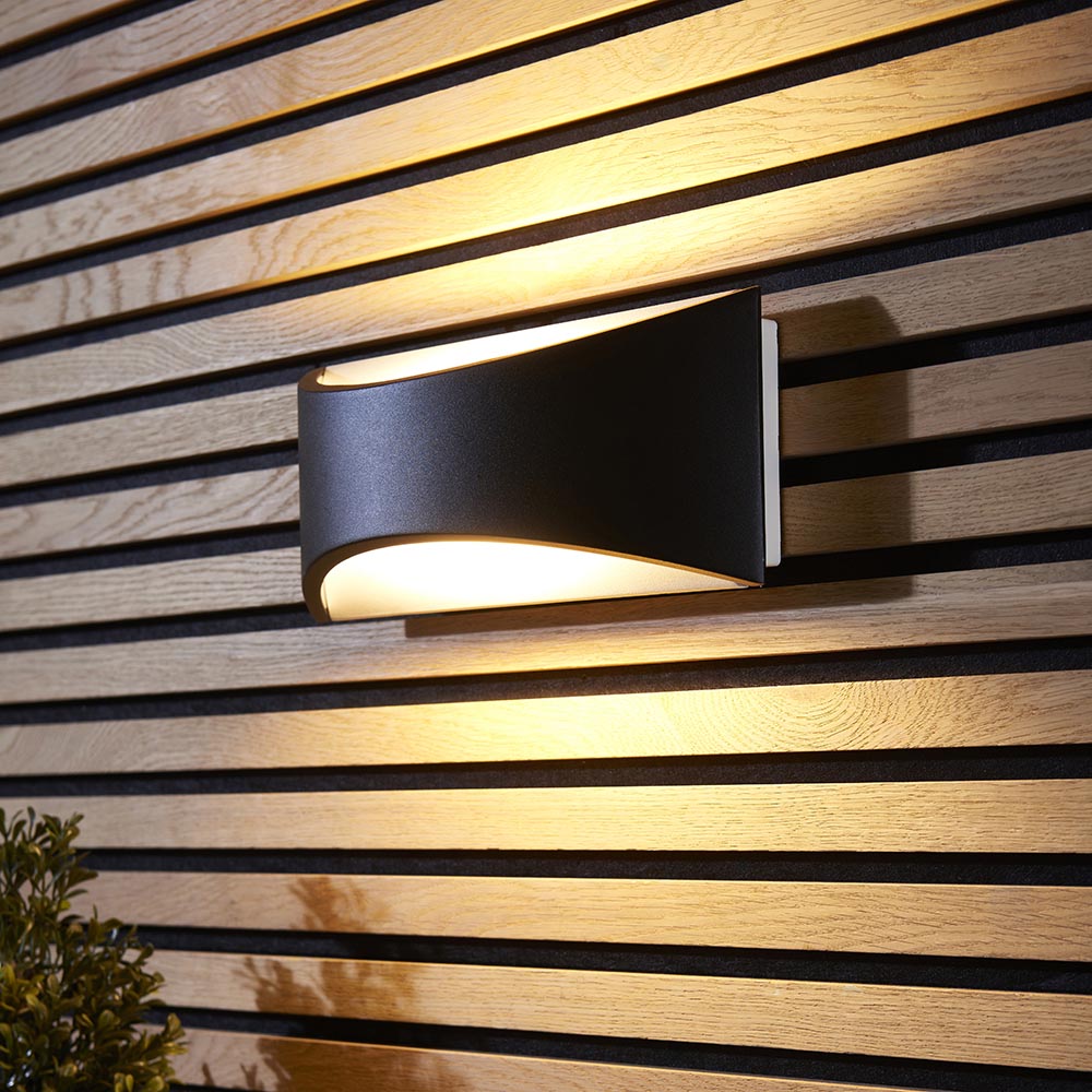 Vulcan CCT 300mm 1lt wall IP65 - Black