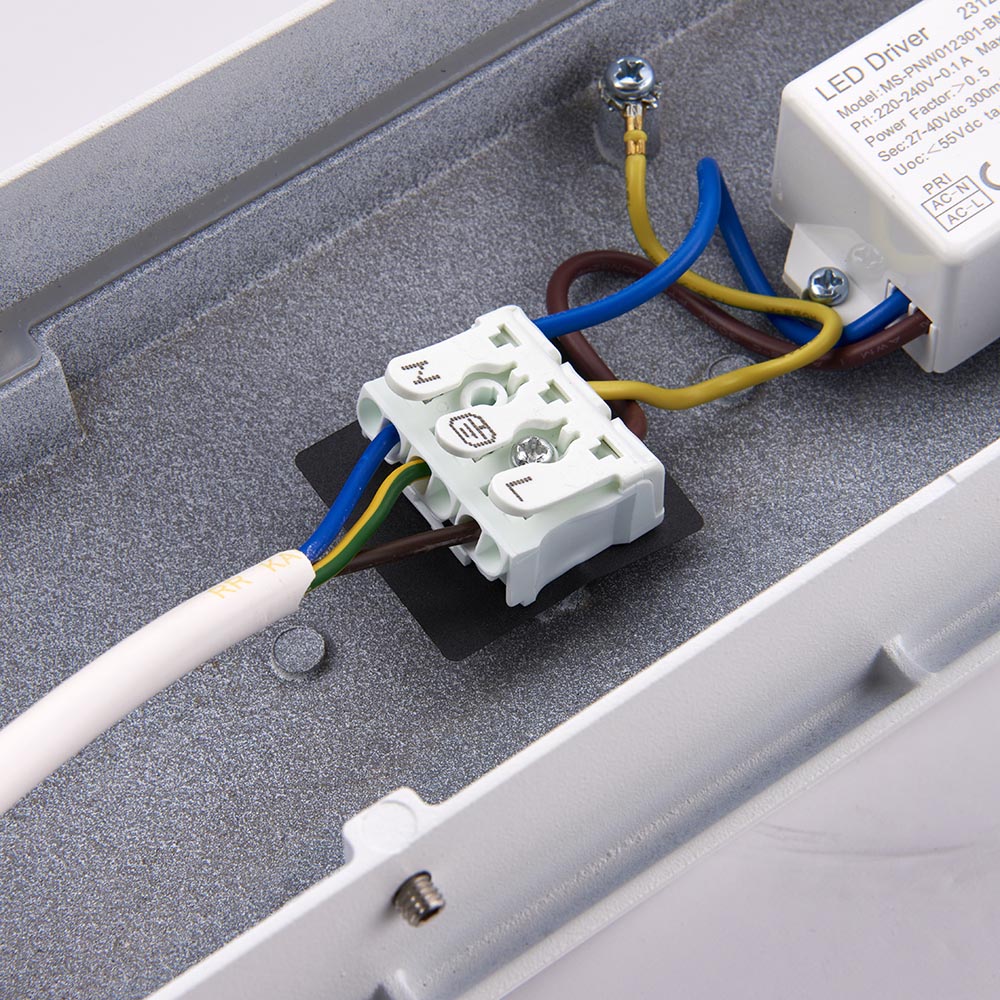 Vulcan CCT 300mm 1lt wall IP65 - White