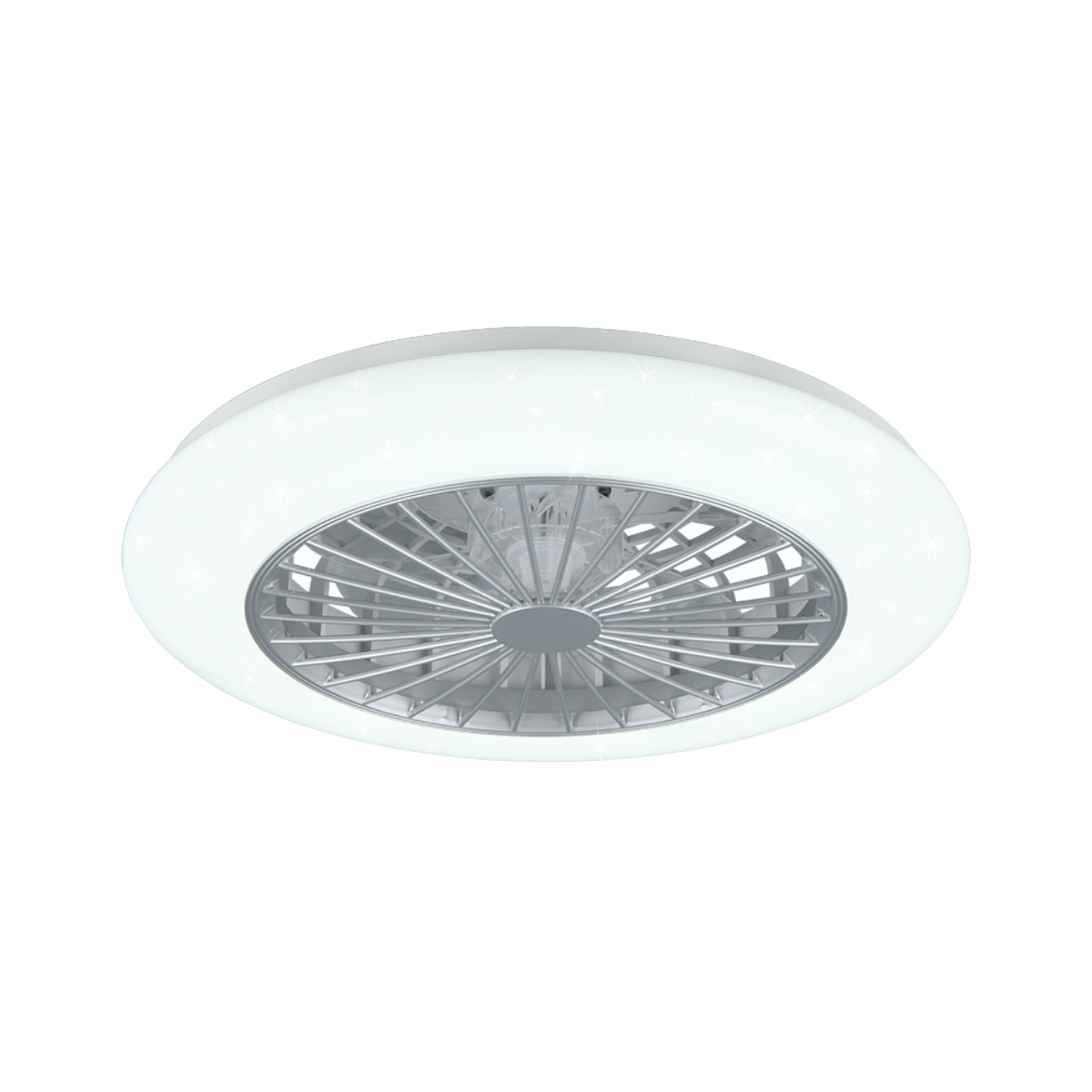 STRALSUND White Ceiling fan with Starlight Cover