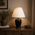 TL361-3675 - Metallic Blue Glaze Table Lamp