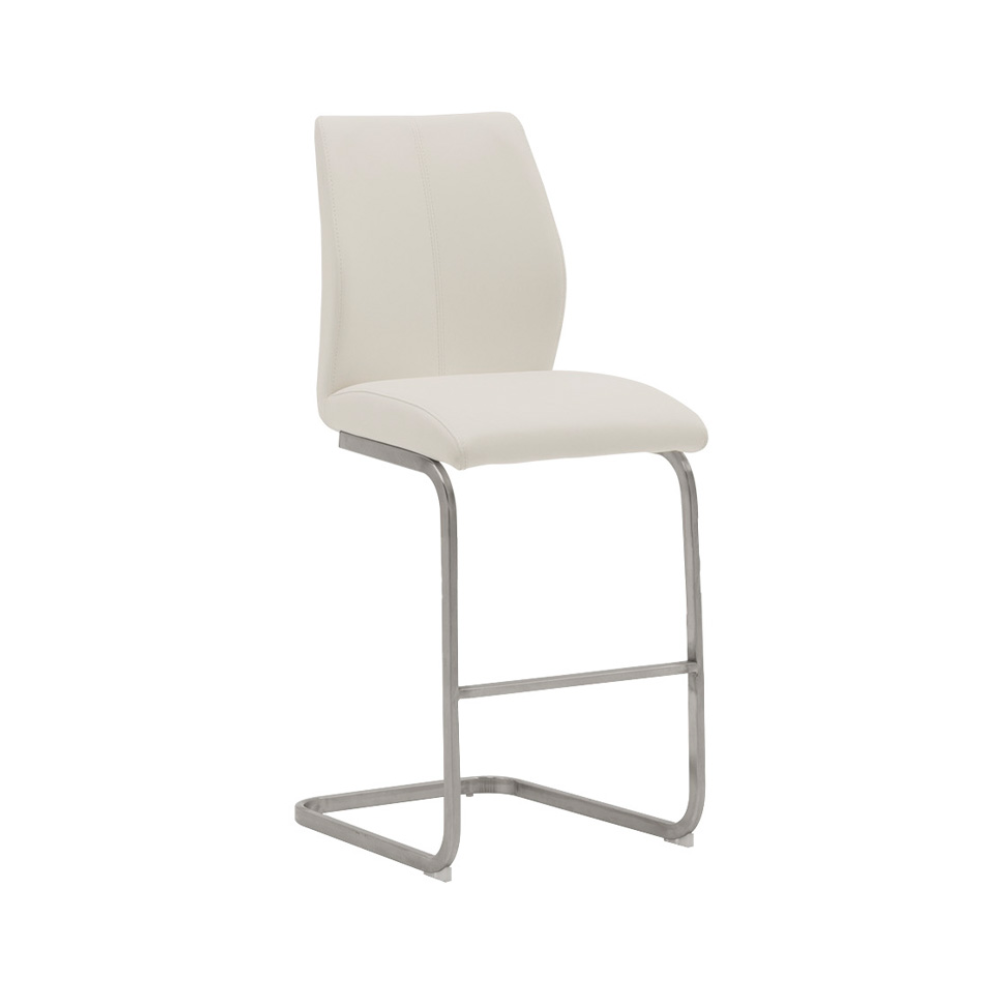 Amenity Counter Chair (Brushed Steel Leg)