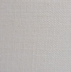 Obi Semi-Circular Vintage White Linen Wall Light