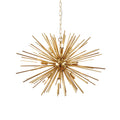 Orta 9-Light Satin Gold Star Pendant Light
