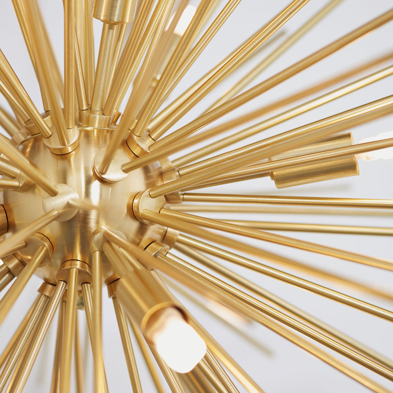 Orta 9-Light Satin Gold Star Pendant Light