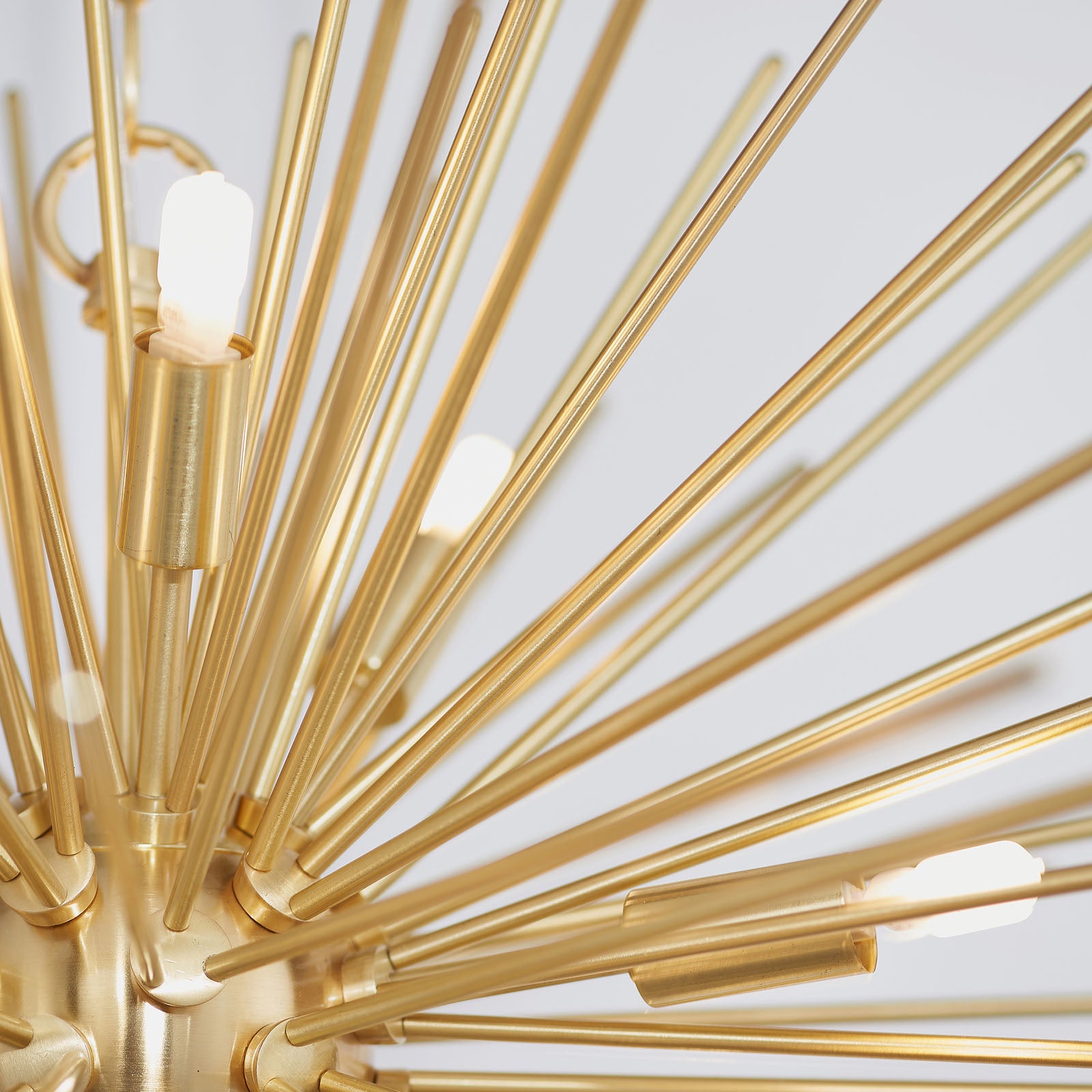 Orta 9-Light Satin Gold Star Pendant Light