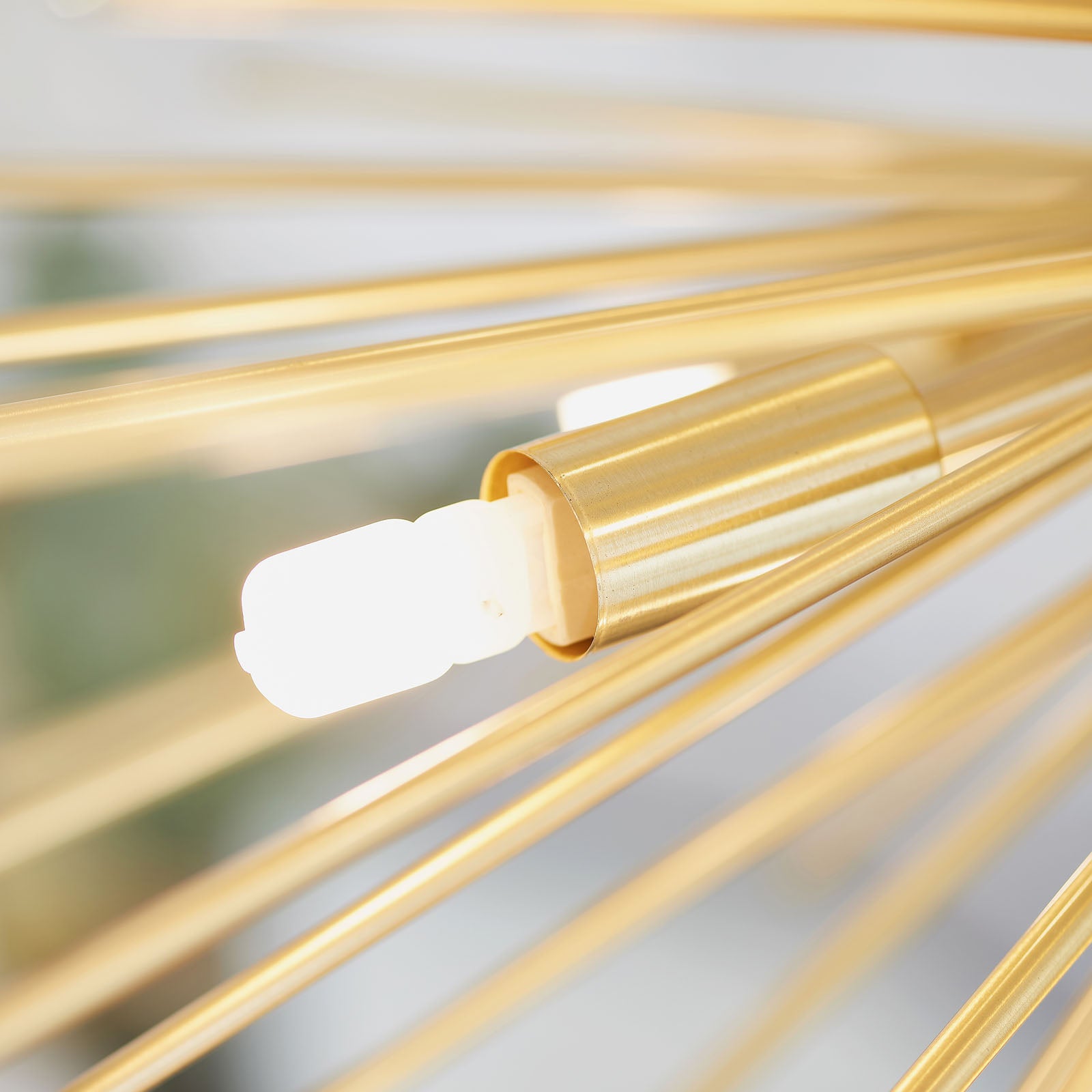 Orta 9-Light Satin Gold Star Pendant Light