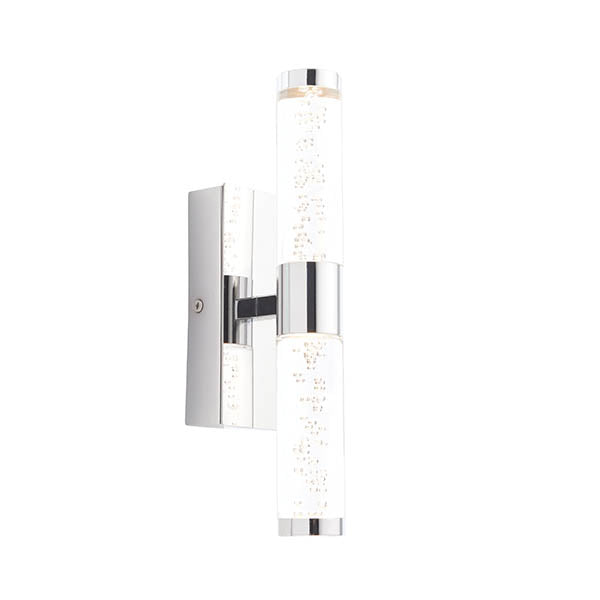 Essence 2lt Bubble Glass Bathroom Wall Light
