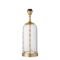 Wistow 1-Light Hand Cut Glass Table Lamp Base (Brass Fittings)