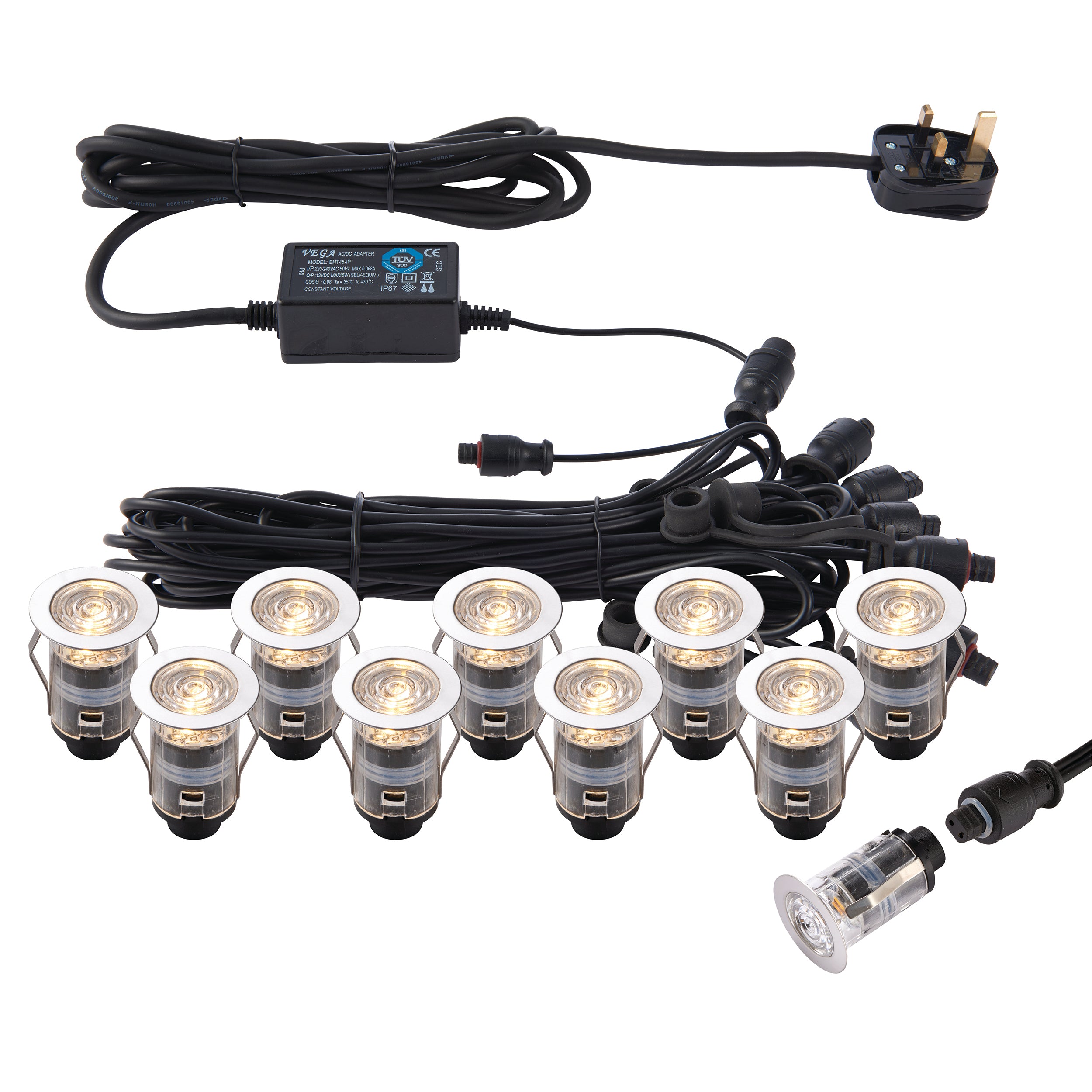 IkonPRO CCT 3000K/4000K 25mm kit IP67 0.75W