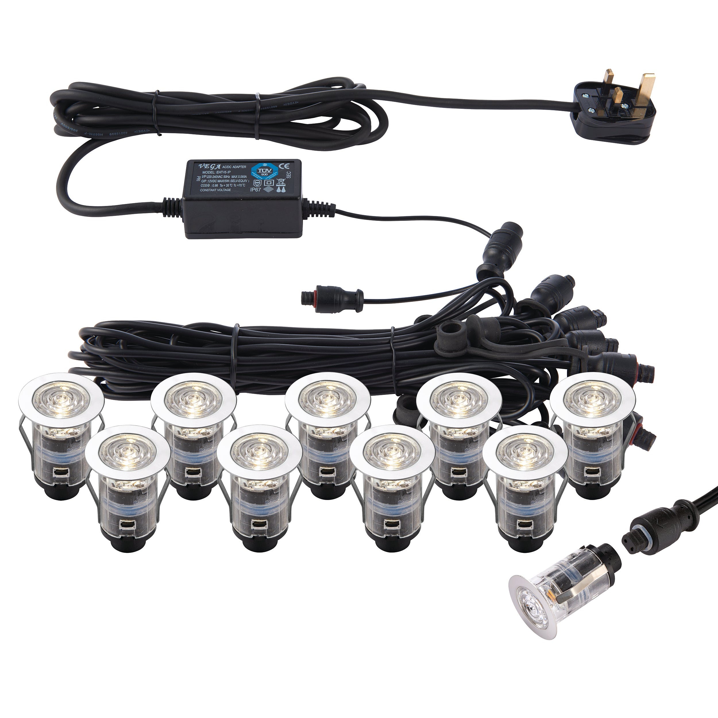 IkonPRO CCT 3000K/4000K 25mm kit IP67 0.75W