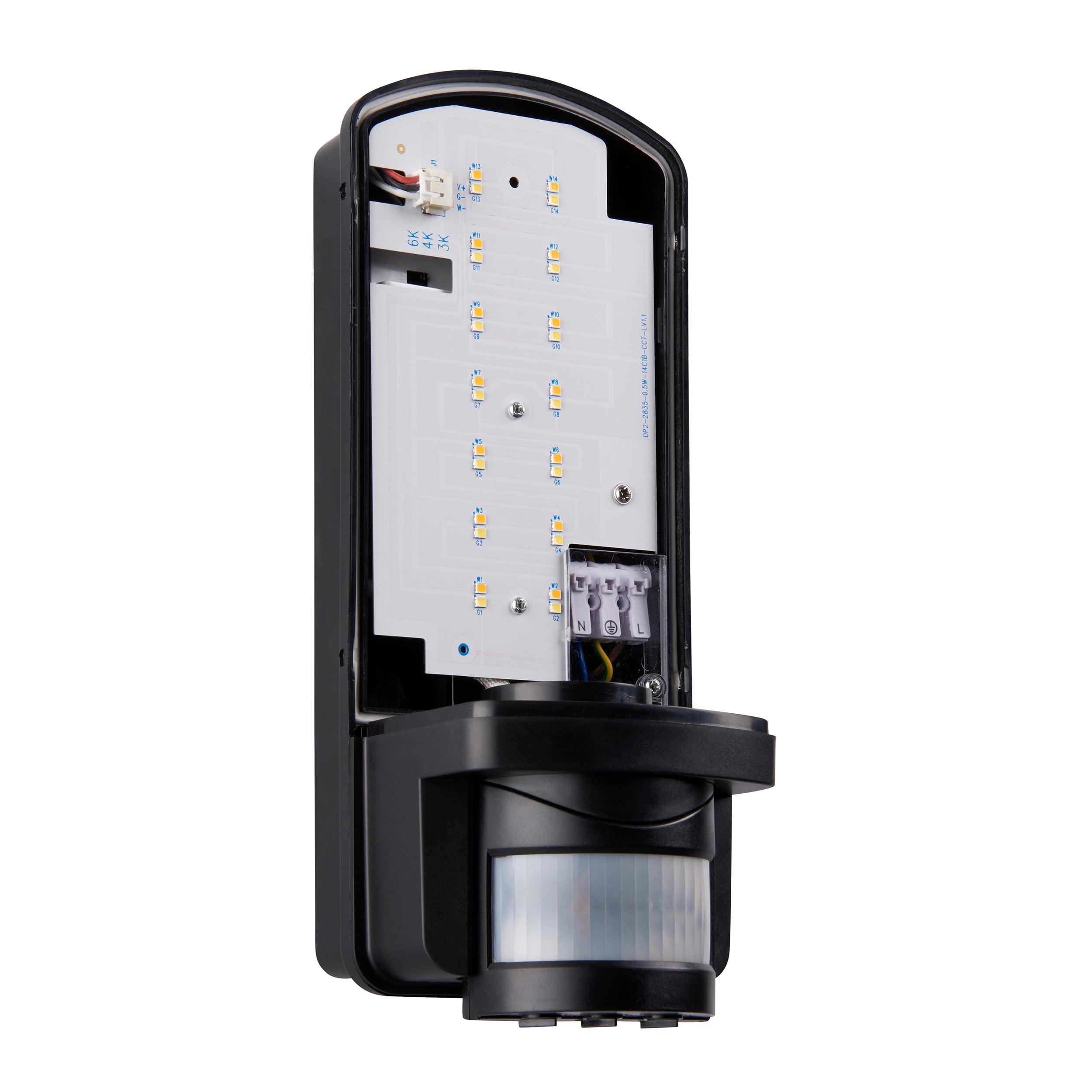 Motion LED PIR 1lt wall IP44 6W-1
