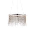 Zelma 1-Light Polished Chrome LED Waterfall Pendant