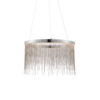 Zelma 1-Light Polished Chrome LED Waterfall Pendant