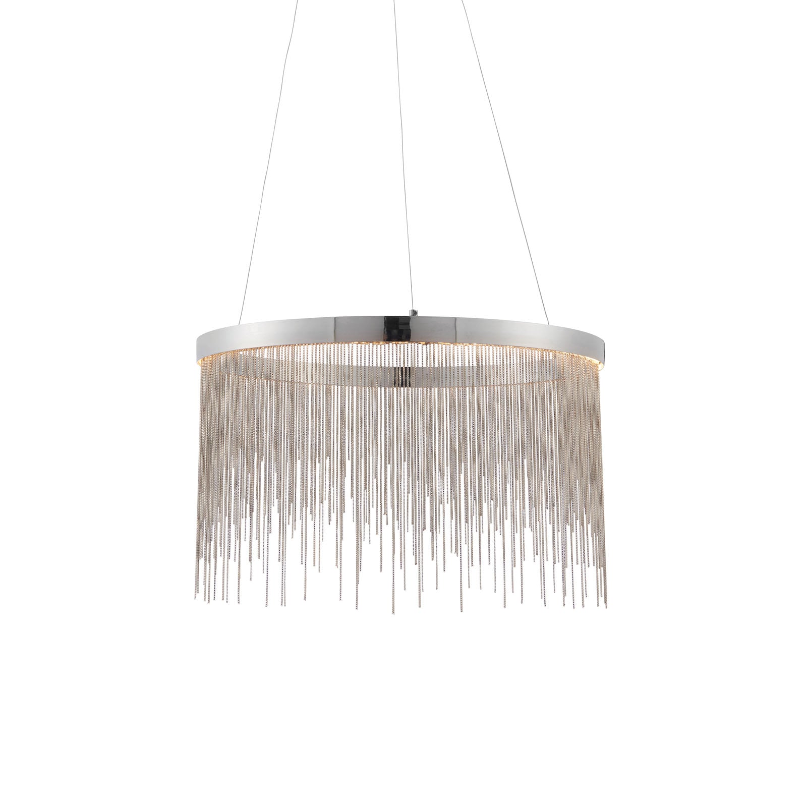Zelma 1-Light Polished Chrome LED Waterfall Pendant