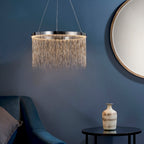 Zelma 1-Light Polished Chrome LED Waterfall Pendant
