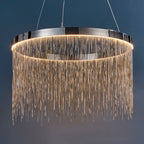 Zelma 1-Light Polished Chrome LED Waterfall Pendant