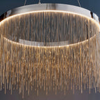 Zelma 1-Light Polished Chrome LED Waterfall Pendant