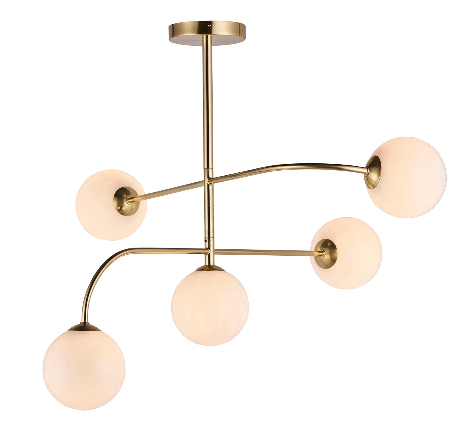 Otto 5 Light Semi-Flush Ceiling Light