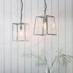 Hurst 1-Light Bright Nickel Pendant Light