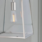 Hurst 1-Light Bright Nickel Pendant Light