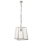 Hurst 1-Light Bright Nickel Pendant Light