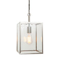 Hadden 1-Light Bright Nickel Pendant Lamp