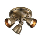 Westbury 3-Light Antique Brass Adjustable Spotlight