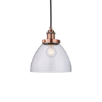 Hansen Aged Copper Industrial Pendant Lamp
