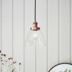 Hansen Aged Copper Industrial Pendant Lamp