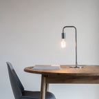 Rubens Polished Chrome Mid-Century Table Lamp (Modern)