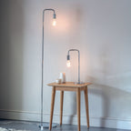 Rubens Polished Chrome Mid-Century Table Lamp (Modern)