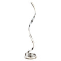 Aria 1-Light LED Floor Lamp: Flowing Curves (Chrome)