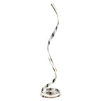Aria 1-Light LED Floor Lamp: Flowing Curves (Chrome)
