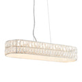 Verina 5-Light Crystal Chrome Bar Pendant