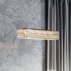 Verina 5-Light Crystal Chrome Bar Pendant