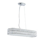 Verina 5-Light Crystal Chrome Bar Pendant
