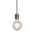 Urban Antique Brass Industrial Pendant Light (Adjustable Height)
