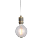 Urban Antique Brass Industrial Pendant Light (Adjustable Height)