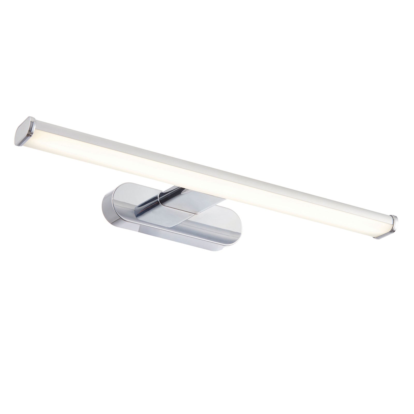 Moda 1-Light Chrome Over-Mirror Wall Light with Integrated LED Diffuser