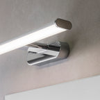 Moda 1-Light Chrome Over-Mirror Wall Light with Integrated LED Diffuser