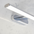 Moda 1-Light Chrome Over-Mirror Wall Light with Integrated LED Diffuser