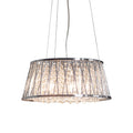 Sophia Polished Chrome & Clear Crystal 5-Light Pendant Light (G9 LED)